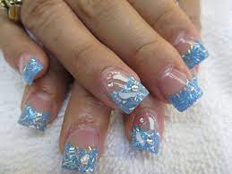 Baby Shower Nail Design Yelp Baby Shower Nails Baby Nails Baby Boy Nails