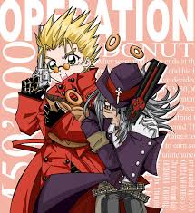 Vash N Grave Donut Rescue By Xanseviera Trigun Female Anime Anime Love