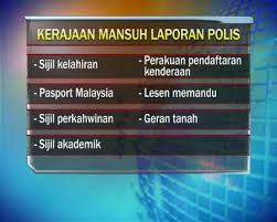 Check spelling or type a new query. Hilang Atau Rosak Dokumen Penting Tidak Perlu Lapor Pada Polis Blog Ibu Mifzal