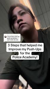 Replying to @Bianca Here are 3 Steps of Push Ups that helped me when I was  a beginner to where I am. Hope it helps and thank you everyone for the  support! I appreciate it so much! 🥰🤗❤️ #policeacademy ...