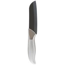 How to sharpen a ceramic knife using a diamond file. Hometoolz Stainless Handle 5 Ceramic Santoku Knife By Home Toolz 35 03 Well Balanced Culinary Tool For Slicing Dici Ceramic Knife Ceramic Blade Steel Handle