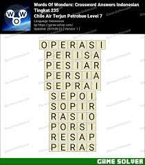 Wow air terjun petrohue 7 youtube. Words Of Wonders Chile Air Terjun Petrohue Level 7 Answers Game Solver