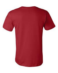 Download Bella Canvas 3001 Unisex Short Sleeve Jersey Tee Back Shot Kaos Desain