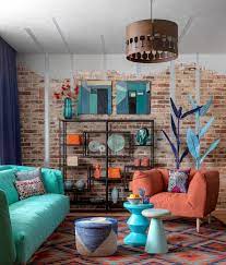 Quirky Colourful Interior With Unique Lighting Schemes Interior Colorful Interiors Bright Furniture