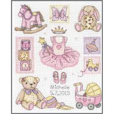 The pdf file of the pattern will be available for instant download. Counted Cross Stitch Girl Birth Anchor Las Tijeras Magicas