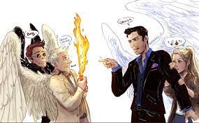 zeearts commissions closed on twitter lucifer and chloe lucifer morningstar ineffable husbands