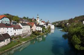 Hover over the graph for more information. Austria Lower Austria Waldviertel Mostviertel Waidhofen An Der Ybbs View Of City With River Stockphoto