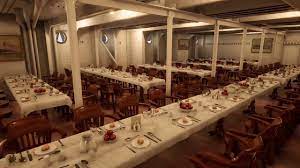 Second class dining room functions like a buffet and resembles the country cupboard restaurant in lewisburg, pa. Titanic Honor Glory Demo Pt 4 Exploring F Deck Third Class Dining Room Boiler Room Youtube