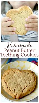 Homemade Peanut Butter Teething Cookies Delicious Little Bites