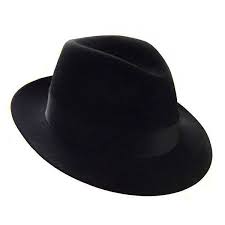 1950 S Dobbs Fifth Avenue Black Fedora Size 7 1 4 Fur Felt Fedora Hat 67 Liked On Polyvore Featuring Accessories H Black Fedora Butterfly Hat Felt Fedora