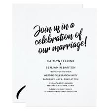Celebrate Our Marriage Script Wedding Reception Invitation Zazzle Com In 2020 Wedding Reception Invitations Reception Invitations Wedding Reception Cards