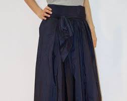 Lovely Black Long Maxi Skirt High Or Low Waist Skirt Long