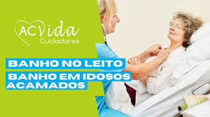 Banho no leito passo a passo  Banho em idosos acamados detalhado