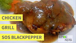 Bbq tahun baru, kuliner serba bakar dan panggang. Chicken Grill Dan Sos Blackpepper Youtube