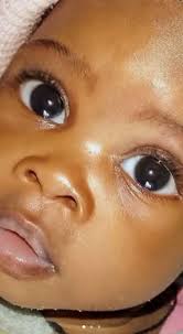 God gave me such a beautiful baby girl... Imwe... Just look!!! Icho!! ama  genes!! 🤣