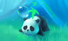 Hinh ảnh Gấu Truc Panda đẹp Va Dễ Thương Nhất Số 9 Panda Art Panda Wallpapers Panda Background