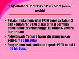 Ppim berharap agar mencapai matlamat seperti berikut : Penilaian Tahap Sekolah Rendah Menengah Dibina Oleh Pn