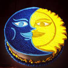 Eat the moon space snack is very easy to make. I Think I Just Found Lb S Next Bday Cake Design D Sun And Moon Cake Moon Cake Sun Cake
