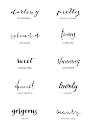 A font is the combination of typeface, size, weight, slope, and style to make up a printable or displayable set of characters. 10 Must Have Romantic Fonts Romantic Fonts Lettering Wedding Fonts