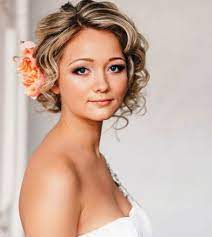 Wedding Short Hairstyle Sok Pa Google Short Wedding Hair Short Hair Styles For Round Faces Short Bridal Hair