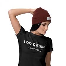 Das ist nur eine fanseite vom stephan sindera und ich bin auch nur fan wie ihr. Spruche T Shirt Lockdown I Survived Schwarz Weiss Blau