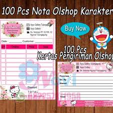 1 ply 100 lembar 25rb 2. Nota Dan Label Pengiriman Bisa Dicetak Dengan Nama Toko Sendiri Shopee Indonesia