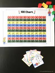 Free Printable Lego Themed 100 Chart Game
