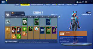 The supposed end date was on february 14th, 2019, but was postponed by 2 weeks due to epic games' holiday break. Battle Pass Alle Skins Und Belohnungen Der Season 7 In Fortnite