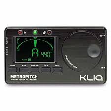 KLIQ MetroPitch - Metronome Tuner for All Instruments - with Guitar, Bass,  Violin, Ukulele, and Chromatic Tuning Modes - Tone Generator - Carrying  Pouch Included, Black : Musical Instruments