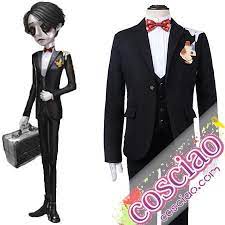 identity v 第五人格 納棺師 コスプレ衣装 宴会執事 1周年着せ替え コスプレ 衣装 執事 衣装 執事服