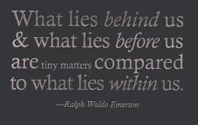 Wall Sign What Lies Behind Us And What Lies Before Us Are Tiny Matters Compared To What Lies Within Us Ralph Waldo Emerson Letterarypress