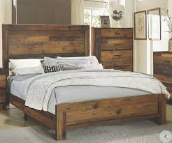 Juararo Dark Brown King Poster Bed In 2020 Diy Farmhouse Bed Bed Frame And Headboard Wooden Bed Frame Rustic