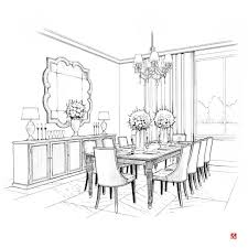 Dining Room Liners Sketch Archsketch Arqsketch Interiorsketch Interiorarchi Interior Design Dining Room Interior Design Sketchbook Interior Design Drawings