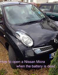 You find the right size and power for your vehicle and take what's available. How To Open The Door To A Nissan Micra When The Battery Is Dead With Pictures Axleaddict