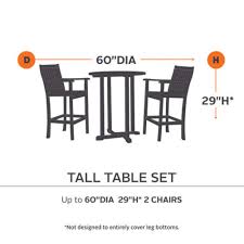 We believe in helping you find the product that is right for you. Ravenna Tall Round Table 4 Tall Chair Patio Set Cover At Menards