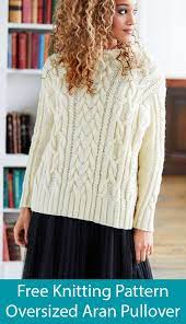 Check out our aran knitting patterns selection for the very best in unique or custom, handmade pieces from our knitting shops. Free Knitting Pattern For Oversized Aran Pullover Oversize Sweater Knitting Pattern Knitting Patterns Free Sweater Cable Sweater Pattern