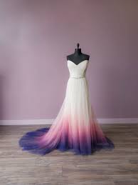 Pink And Blue Ombre Wedding Dress Size 24 Ombre Wedding Dress Wedding Gown Shop Bridal Gowns