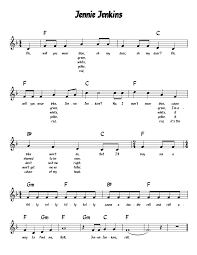 Maybe you would like to learn more about one of these? Jennie Jenkins Sheet Music For Piano Solo Download And Print In Pdf Or Midi Free Sheet Music With Lyrics Musescore Com