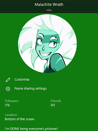 Click on your profile image in the left menu bar. Now That Custom Gamerpics Are Allowed On Xbox My Profile Is Finally Complete Stevenuniverse
