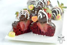 Fresh strawberry chocolate truffle cupcakes with fresh strawberry whipped cream frosting. Valentine S Day Strawberry Red Velvet Cupcakes Jays Sweet N Sour Life