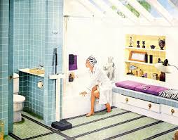 That's especially easy with bathrooms! 36 Vintage 1950s Bathroom Tile Design Ideas Click Americana
