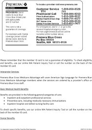 Find your insurance plan below. Premera Blue Cross Medicare Advantage Provider Reference Manual Pdf Free Download
