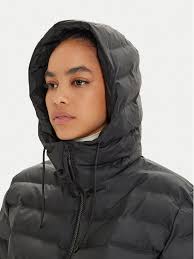 Rains Giacca di transizione Unisex 15820 Nero Regular Fit