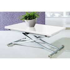 Table basse au meilleur prix parmi le plus grand choix du web sur meubles.fr. Table Basse Relevable Extensible Laque Blanc Ella 3 Suisses