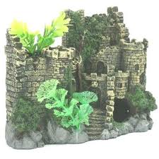 Aquarium Decoration The Ruins Old Castle Decor For Aquarium Resin Ornaments Chri In 2020 Castle Decor Fish Tank Decorations Aquarium Decorations