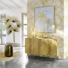 Solid Mango Wood 2 Door Sideboard Maisons Du Monde Tropical Furniture Solid Mango Wood Wall Paint Designs