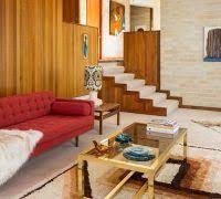 Canberra Home Revamped With Mid Century Furniture And Fabrics Mid Century Home Mid Century House Mid Century Modern Decor Mid Century Modern Furniture