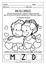Neste post trazemos 80 atividades sobre o dia da mães para alunos da educação infantil. Dia Do Amigo Sugestoes De Livros Videos E Atividades Blog Espaco Educar