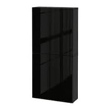 Besta Wandschrank Mit 2 Turen Schwarzbraun Selsviken Hochglanz Schwarz Ikea Deutschland Wandschrank Hochglanz Schwarzbraun