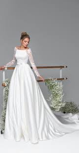 If you're hoping to steer away from tradition by not wearing white on your wedding day, colored wedding dresses are the obvious choice. Eva Lendel Eva Bridal Collection Simple Wedding Dress Mermaid Wedding Dress Wedding Dre Wedding Dress Long Sleeve Perfect Wedding Dress Wedding Dresses Lace